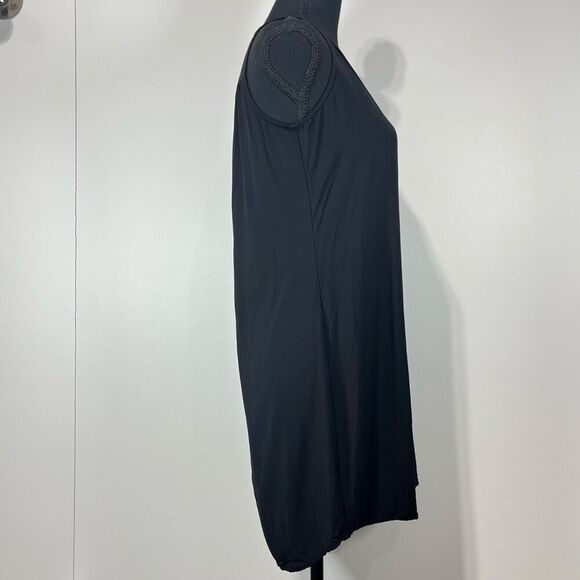 Old Navy Sleeveless V-Neck Keyhole Back Mini Dress Women’s Size Small Black - Picture 4 of 10